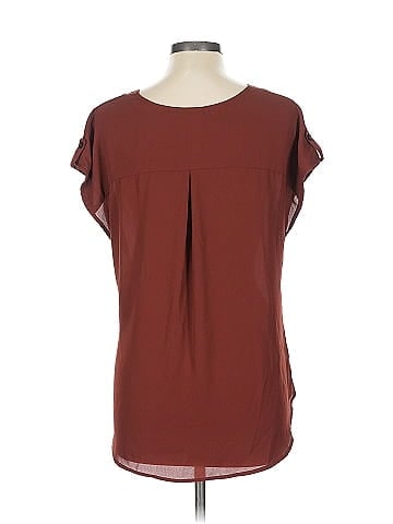 Soho JEANS NEW YORK & COMPANY Short Sleeve Blouse (view 2)