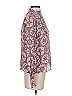 Intermix 100% Silk Pink Ivory Long Sleeve Silk Top Size P (petite) - photo 4