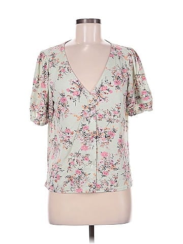 MELLODAY Short Sleeve Blouse (view 1)