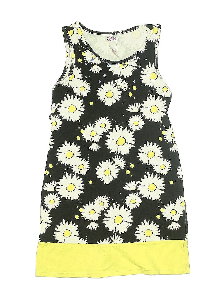 Pre-owned Justice Kids' Dress In Yellow