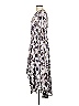 Grayson 100% Polyester Print Silver Casual Dress Size S - photo 5
