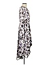 Grayson 100% Polyester Print Silver Casual Dress Size S - photo 4