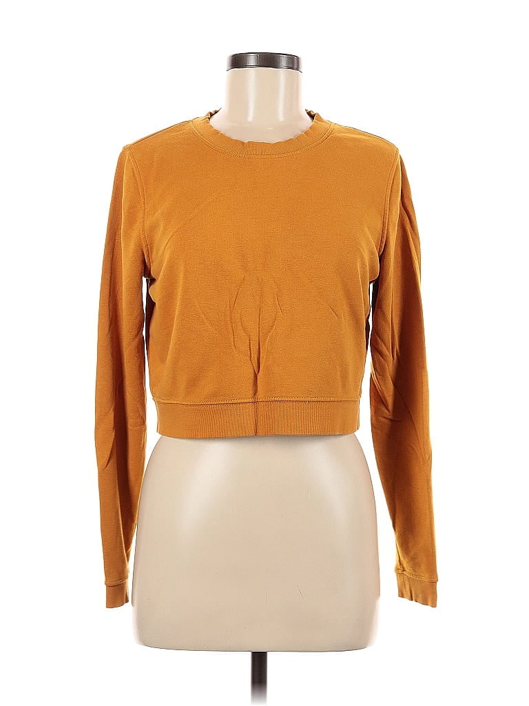 Pre-owned Divided By H&m Cardigan Sweater In Orange