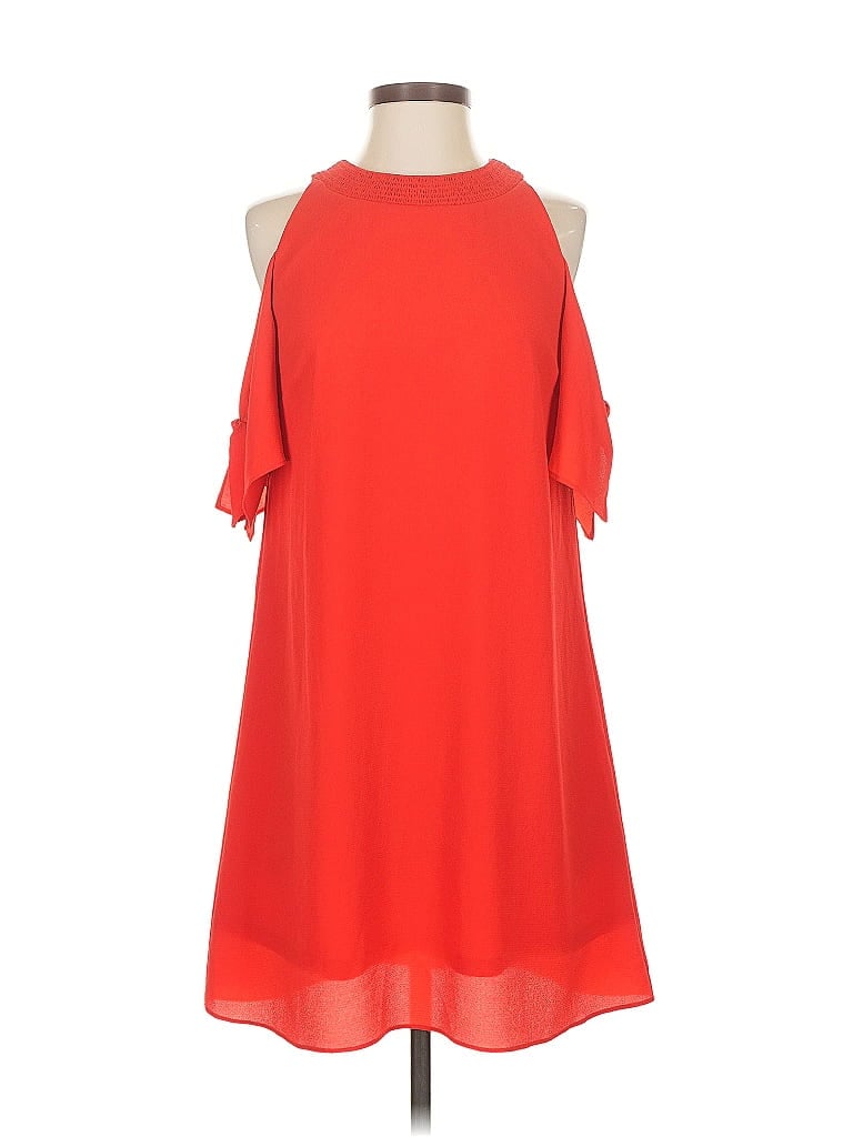 Pre-owned Zara Basic Cocktail Dress In Orange