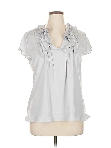 NY Collection Short Sleeve Blouse (view 1)