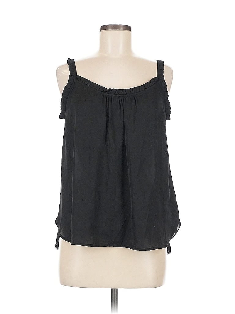 Pre-owned Gap Tank Top Black Cold Shoulder Neckline Tops