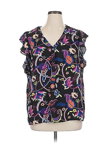 Philosophy Republic Clothing Short Sleeve Blouse (view 1)