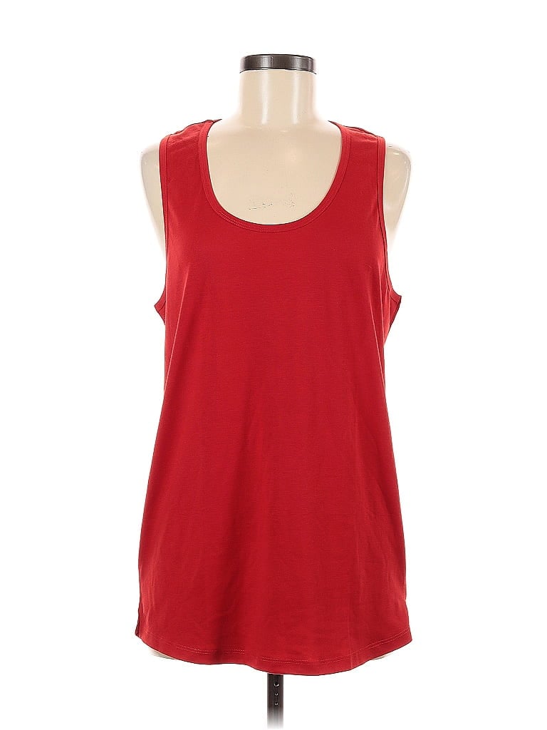 Pre-owned Assorted Brands Tank Top Red Halter Neckline Tops