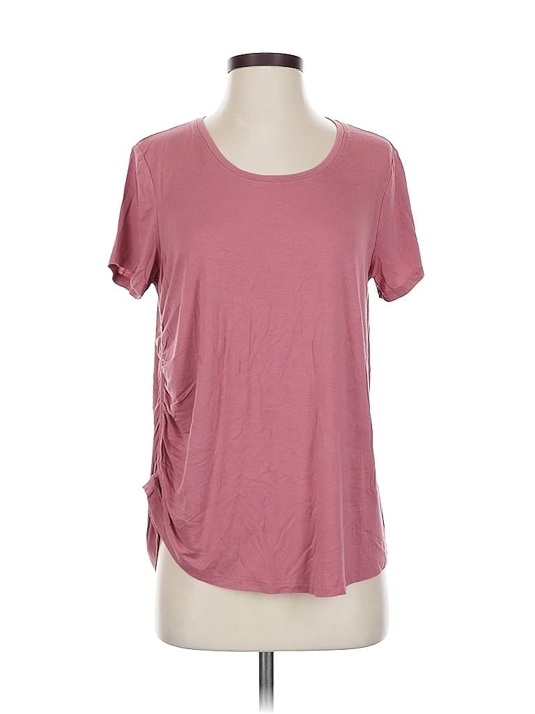 Pre-owned 24/7 Maurices Short Sleeve T-shirt In Pink