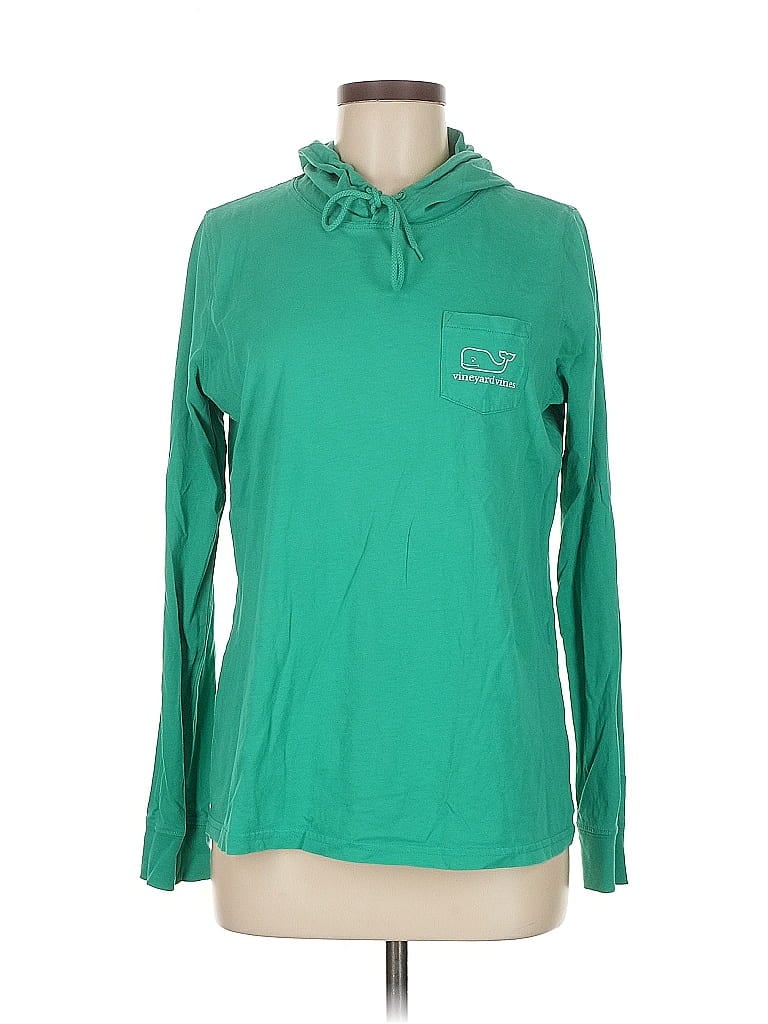 Click to view more detailed imagery on our partner's website Pre-owned Vineyard Vines Long Sleeve Polo Shirt In Green