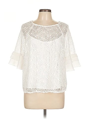 7th Avenue Design Studio New York & Company 3/4 Sleeve Blouse (view 1)