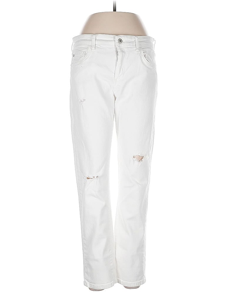 Pre-owned Pilcro And The Letterpress Jeans In White