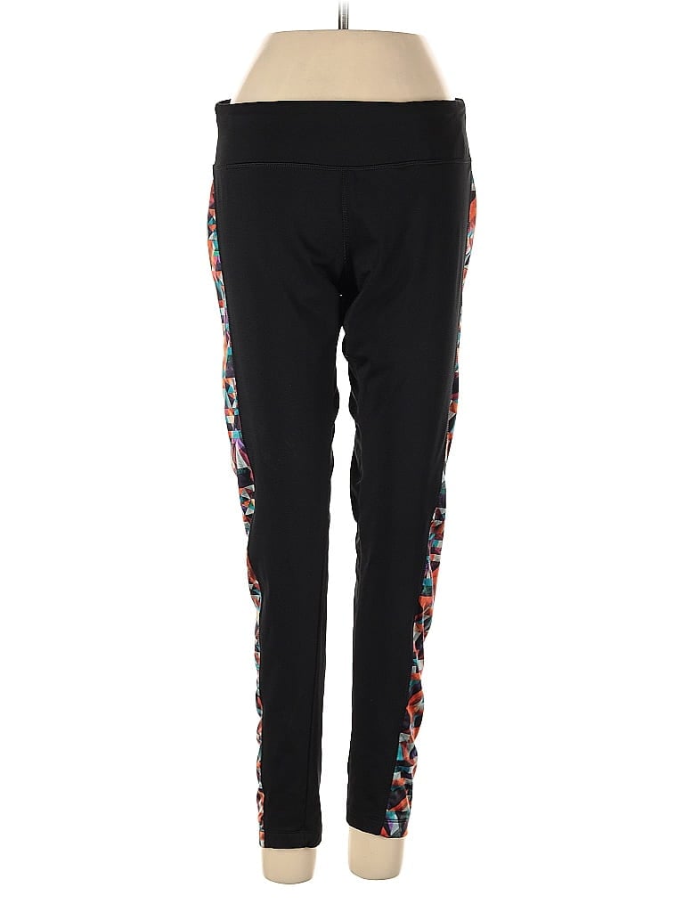 Pre-owned Lularoe Track Pants In Black