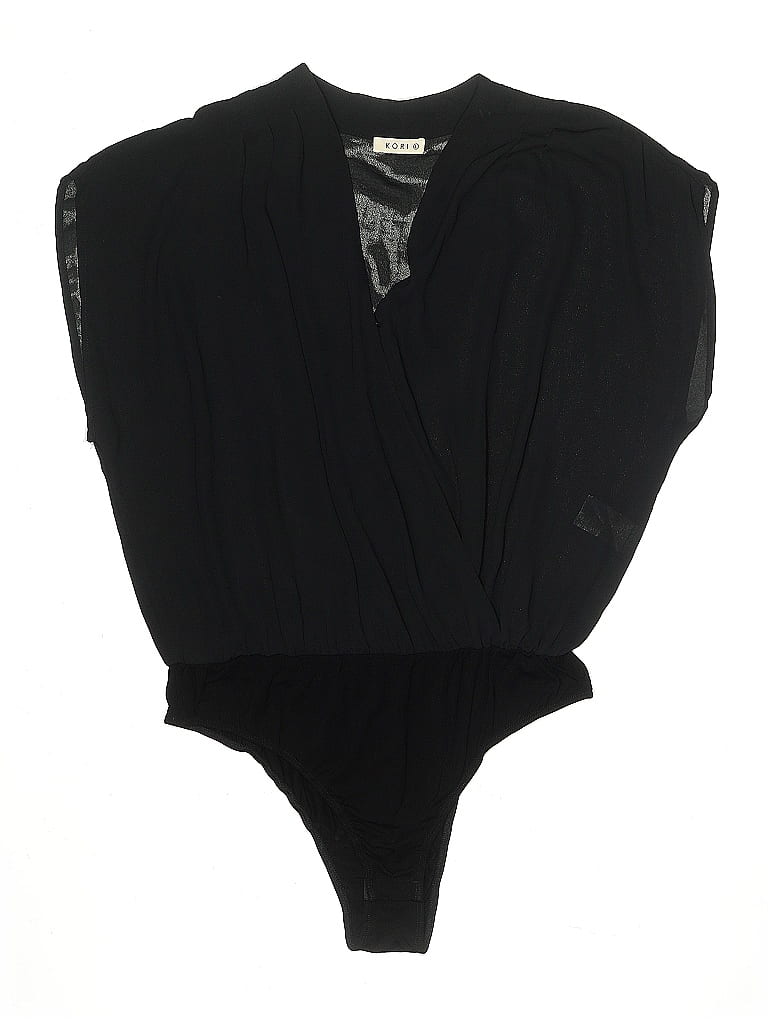 Pre-owned Kori America Bodysuit In Black