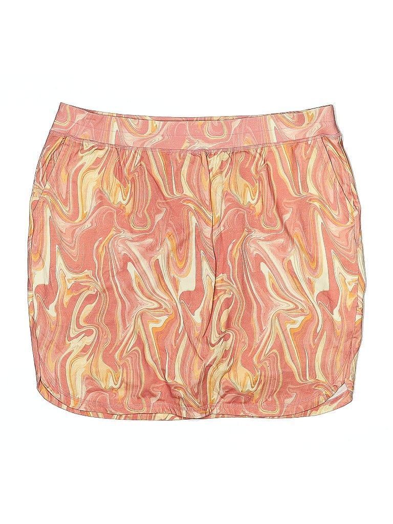 Pre-owned Cj Banks Active Skort In Orange