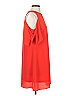 Zara Basic Solid Red Orange Cocktail Dress Size S - photo 4