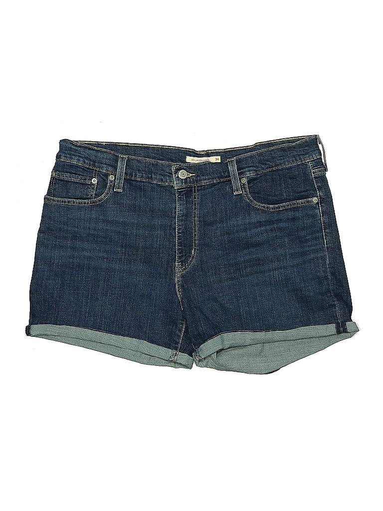 Click to view more detailed imagery on our partner's website Pre-owned Levi's Denim Shorts In Blue
