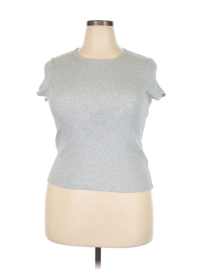 Pre-owned M&s Sleeveless T-shirt In Gray