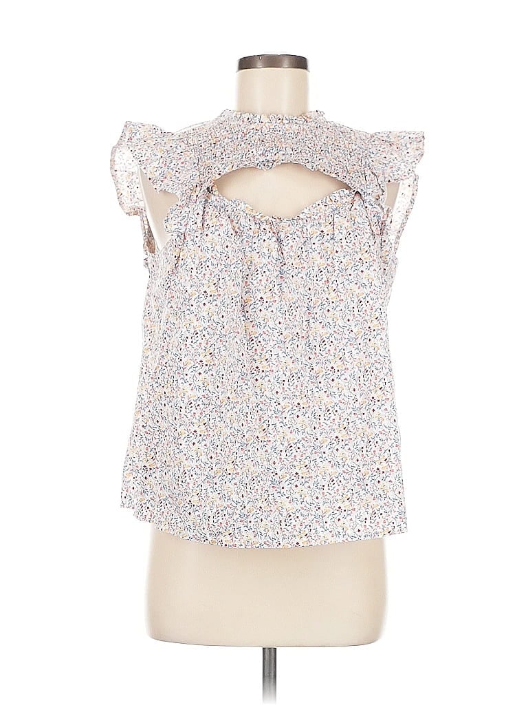 Pre-owned Old Navy Sleeveless Blouse In White