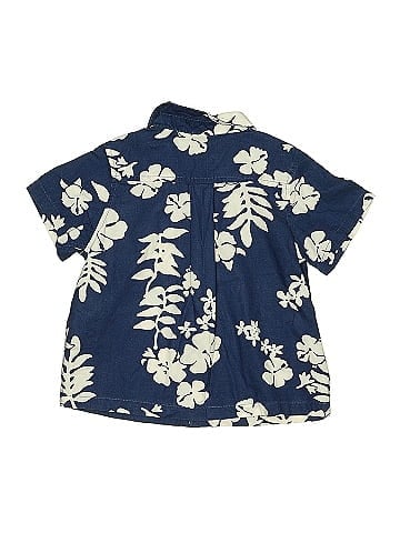 Petit Bateau Short Sleeve Button-Down Shirt (view 2)