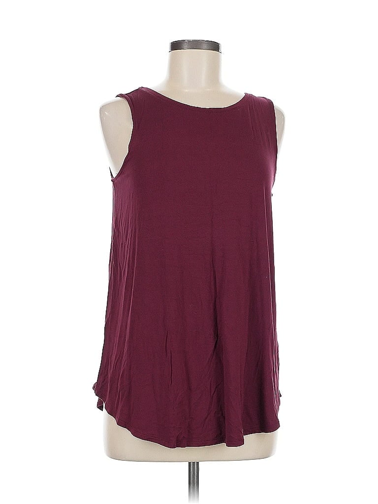 OLD NAVY Pre-owned Sleeveless T-shirt In Burgundy