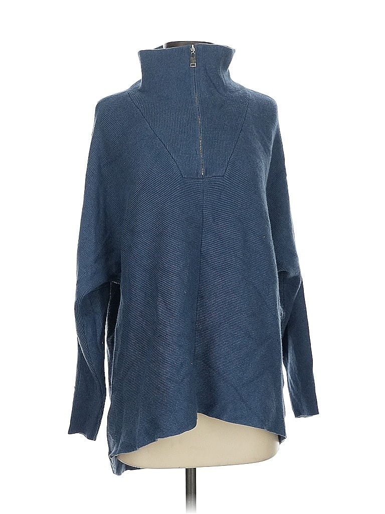 Pre-owned Unbranded Turtleneck Sweater In Blue