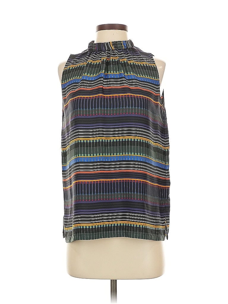 Pre-owned Ann Taylor Loft Sleeveless Blouse In Black