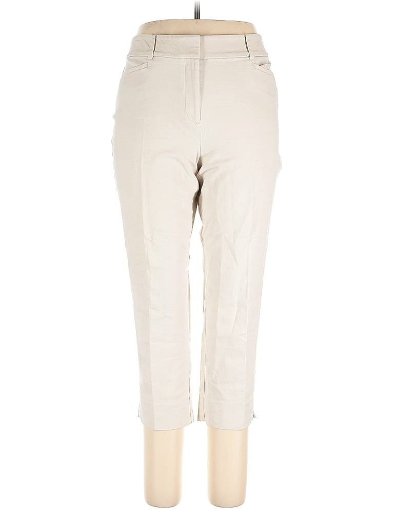 Pre-owned Ann Taylor Loft Casual Pants In White