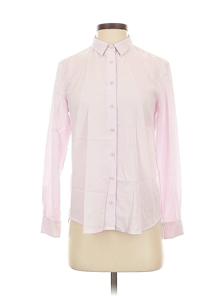 Click to view more detailed imagery on our partner's website Pre-owned Uniqlo Long Sleeve Blouse In Pink