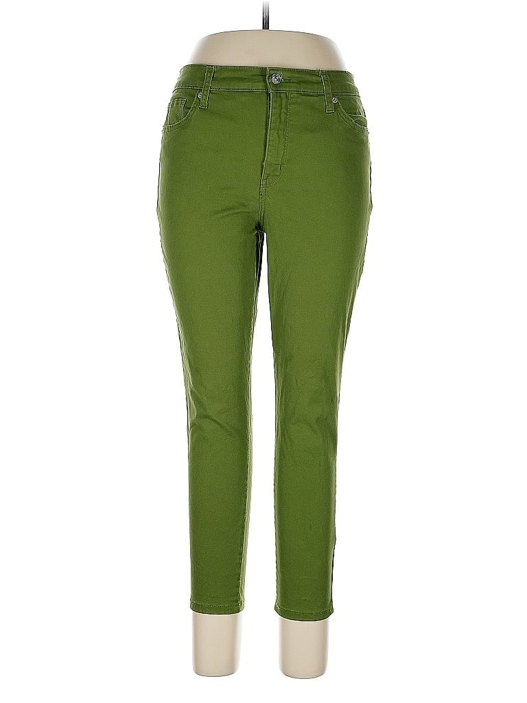 Pre-owned Crown & Ivy Casual Pants In Green