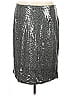 Hayden 100% Polyester Metallic Silver Formal Skirt Size 3X - photo 1