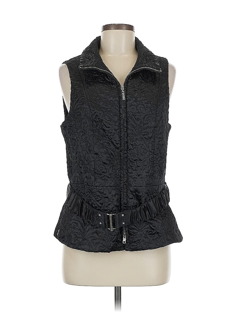 Pre-owned White House Black Market Vest In Black