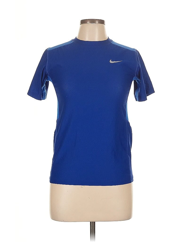 Pre-owned Nike Active T-shirt In Blue