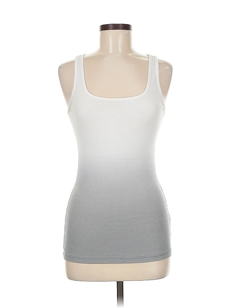 Pre-owned Old Navy Tank Top Silver Strapless Neckline Tops