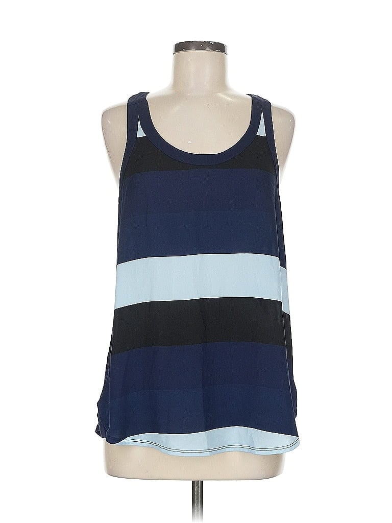 Pre-owned Express Outlet Sleeveless Top Blue Scoop Neck Tops