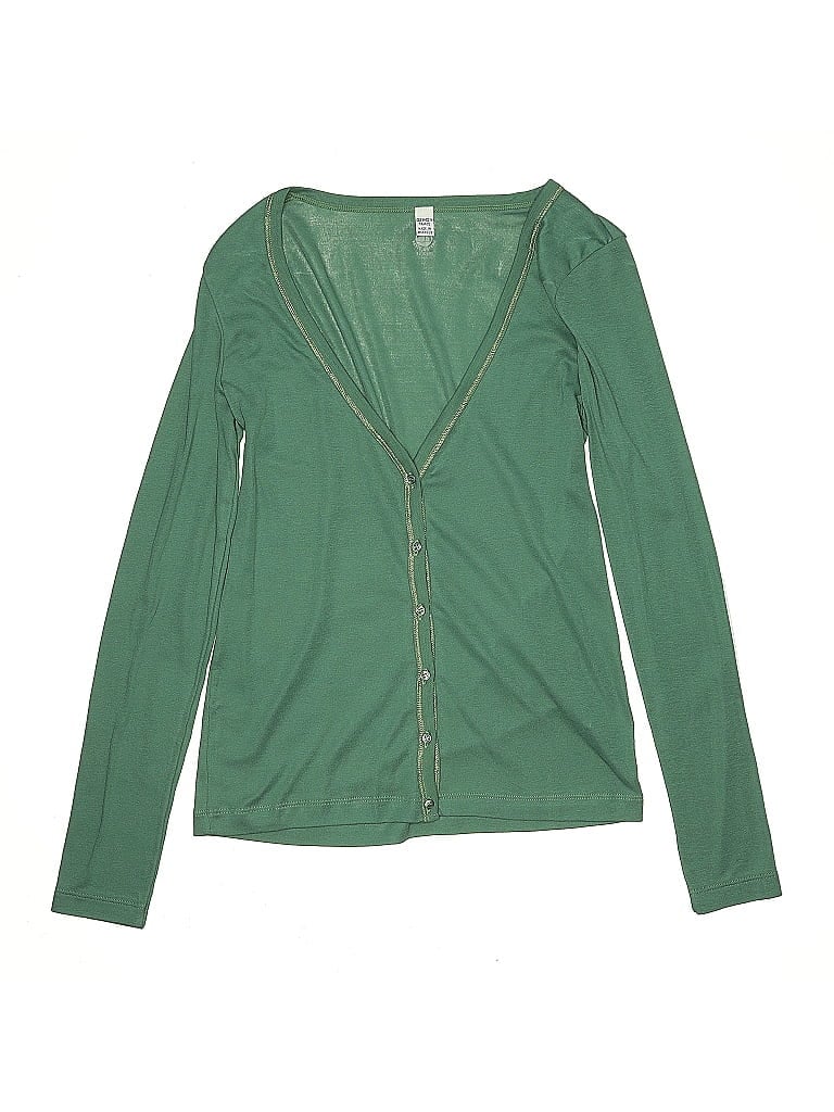 Pre-owned Petit Bateau Kids' Cardigan Sweater In Green