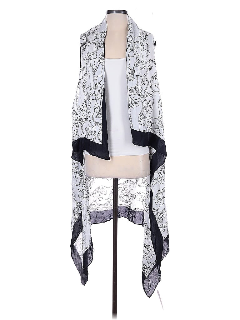 Pre-owned Assorted Brands Kimono In White