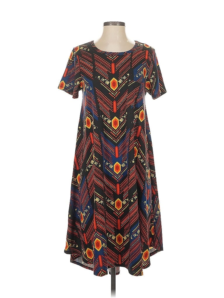 Click to view more detailed imagery on our partner's website Pre-owned Lularoe Casual Dress In Brown