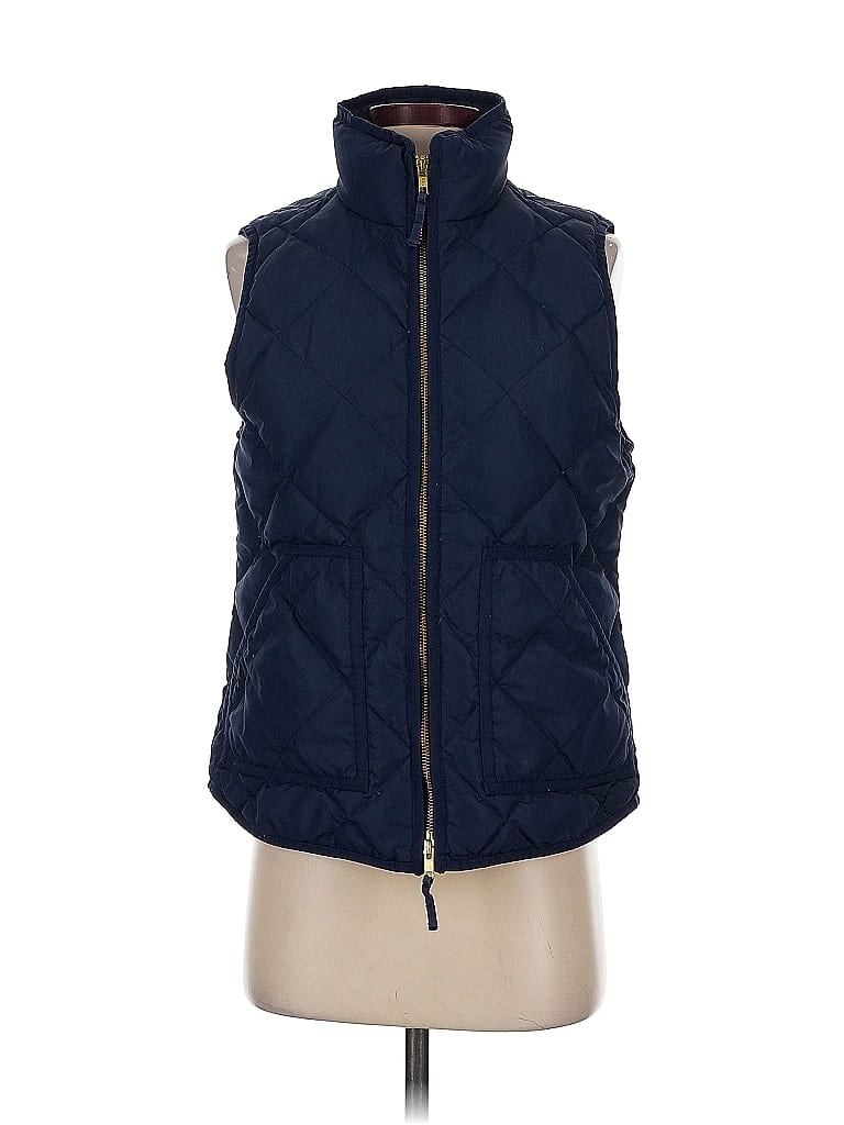Pre-owned J.crew Factory Store Vest In Blue