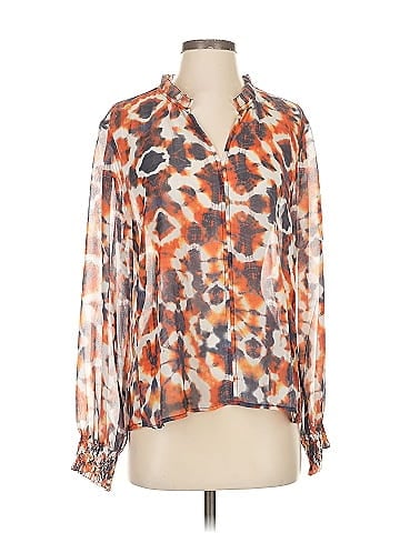 Ecru Long Sleeve Blouse (view 1)
