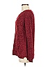 Studio Works Tweed Burgundy Pullover Sweater Size M - photo 5