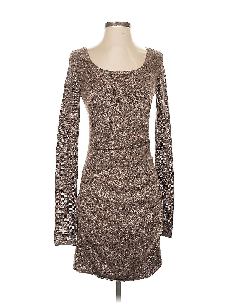 Pre-owned Express Casual Dress In Brown