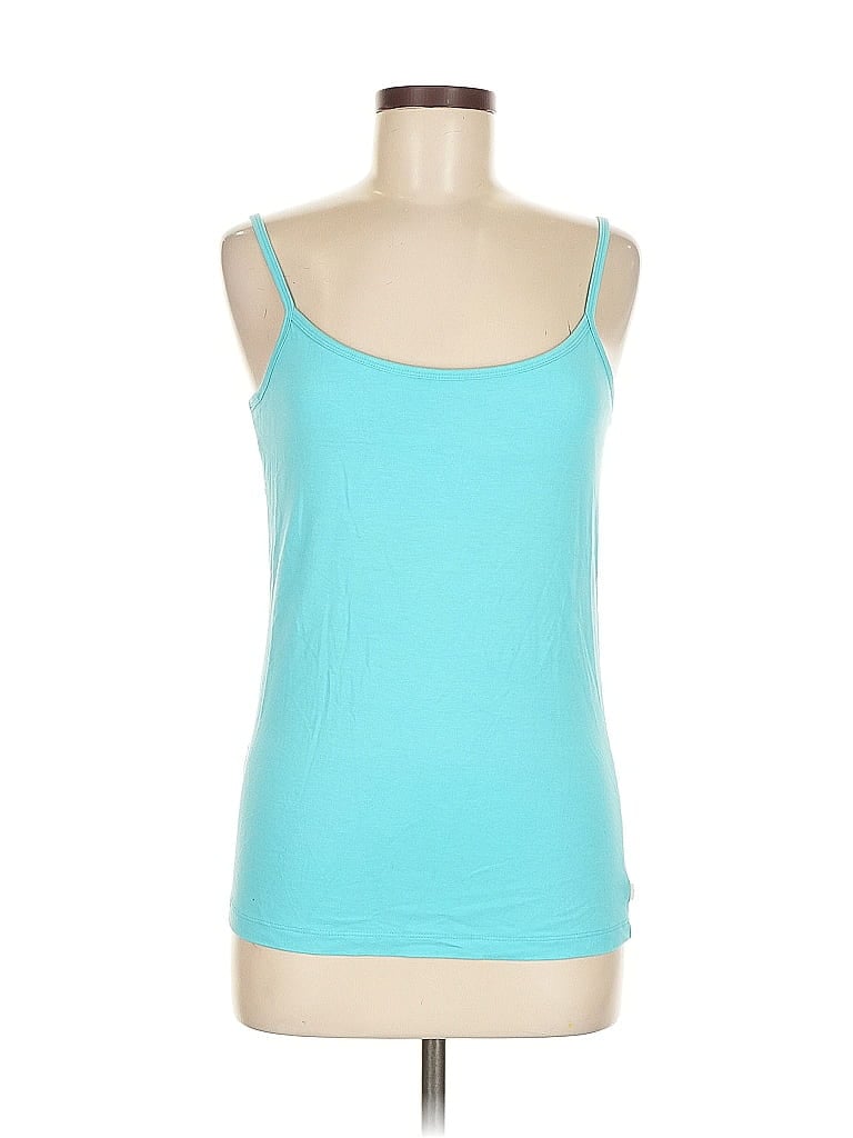 Pre-owned Assorted Brands Tank Top Blue Sweetheart Neckline Tops