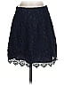 J.Crew 100% Polyester Blue Black Formal Skirt Size 00 - photo 1