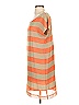 BCBGeneration 100% Polyester Stripes Orange Casual Dress Size S - photo 5