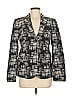 Akris Punto Houndstooth Gray Black Blazer Size 6 - photo 1