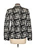Akris Punto Houndstooth Gray Black Blazer Size 6 - photo 2