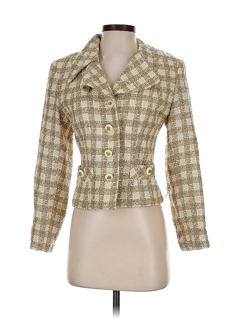 Pre-owned Assorted Brands Jacket In Gold