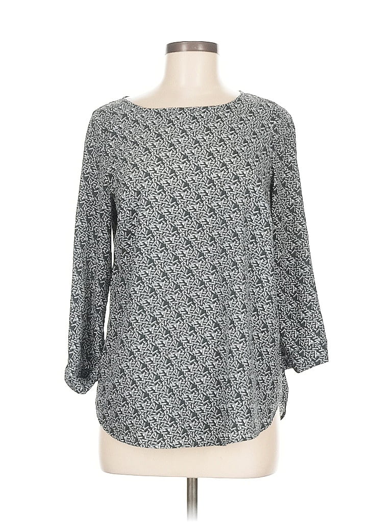 Pre-owned 41hawthorn 3/4 Sleeve Blouse In Black