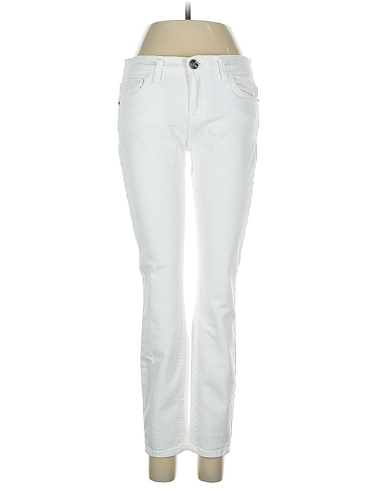 Pre-owned Current Elliott Jeans In White